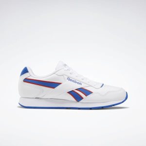 Reebok Royal Glide Turnschuhe Herren - Weiß/Blau/Rot - DE 163-PXZ